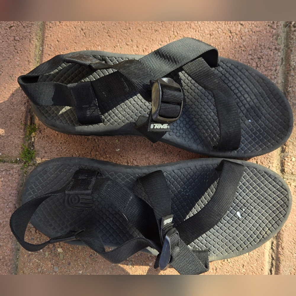 Black Teva Sport Sandals